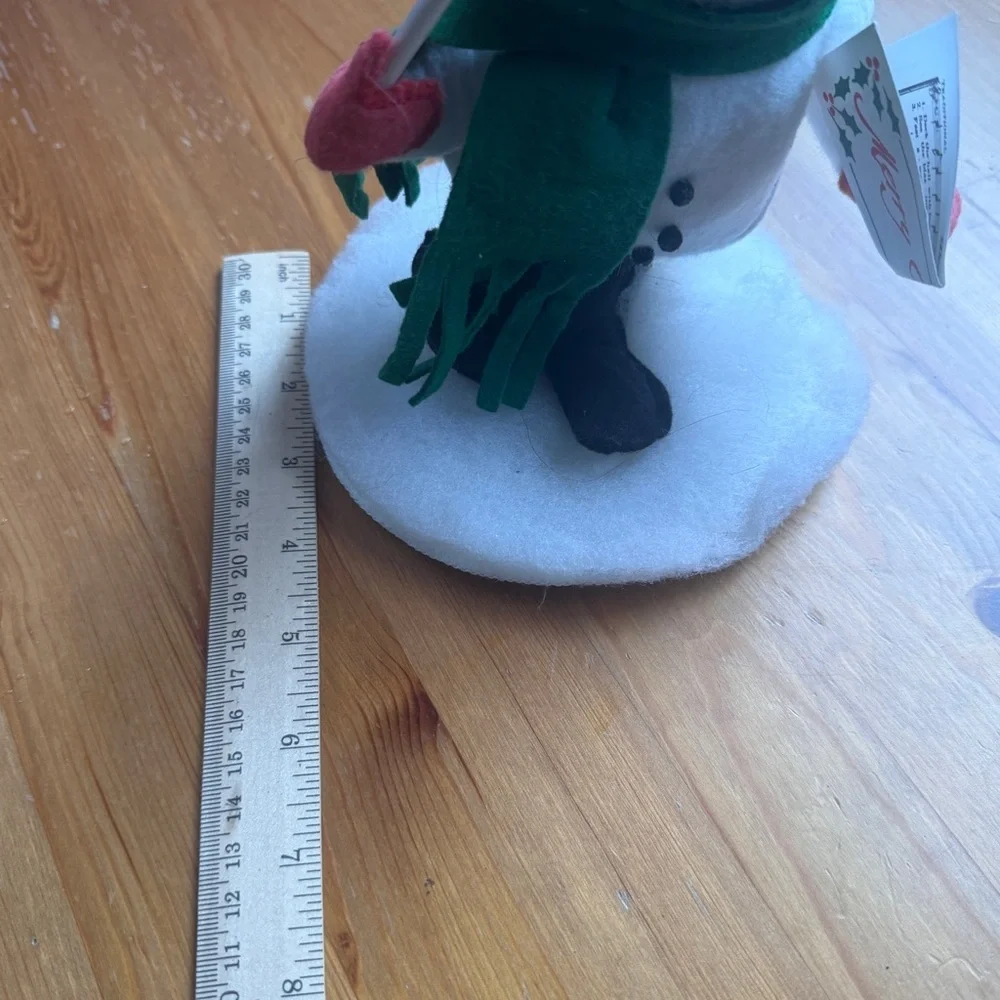 Annalee Snowman Christmas decoration soft